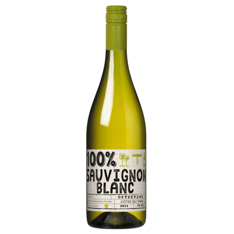 Kaitstud geograafilise tähisega vein Detective Sauvignon Blanc 11%vol 0,75l