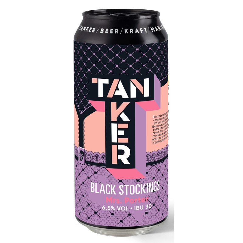 TANKER õlu Black Stockings Porter tume 6,5% 44cl(purk)