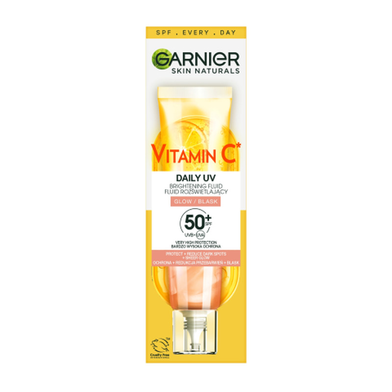 UV-vedelik Garnier Vitamin C Glow igapäevane heleda varjundiga 40ml
