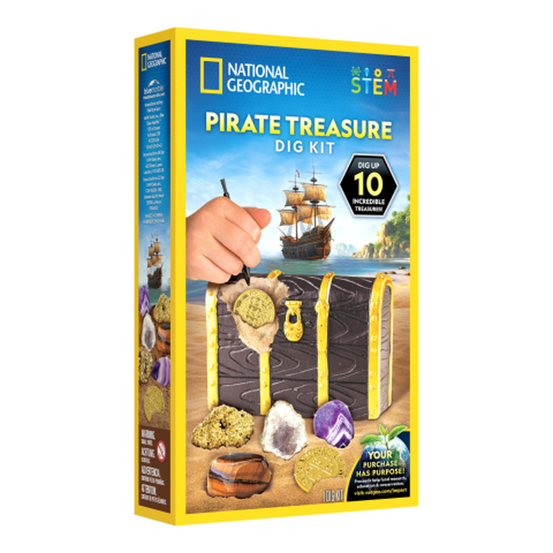 Komplekt National Geographic Pirate Treasure Dig Kit RTCHESTDIG
