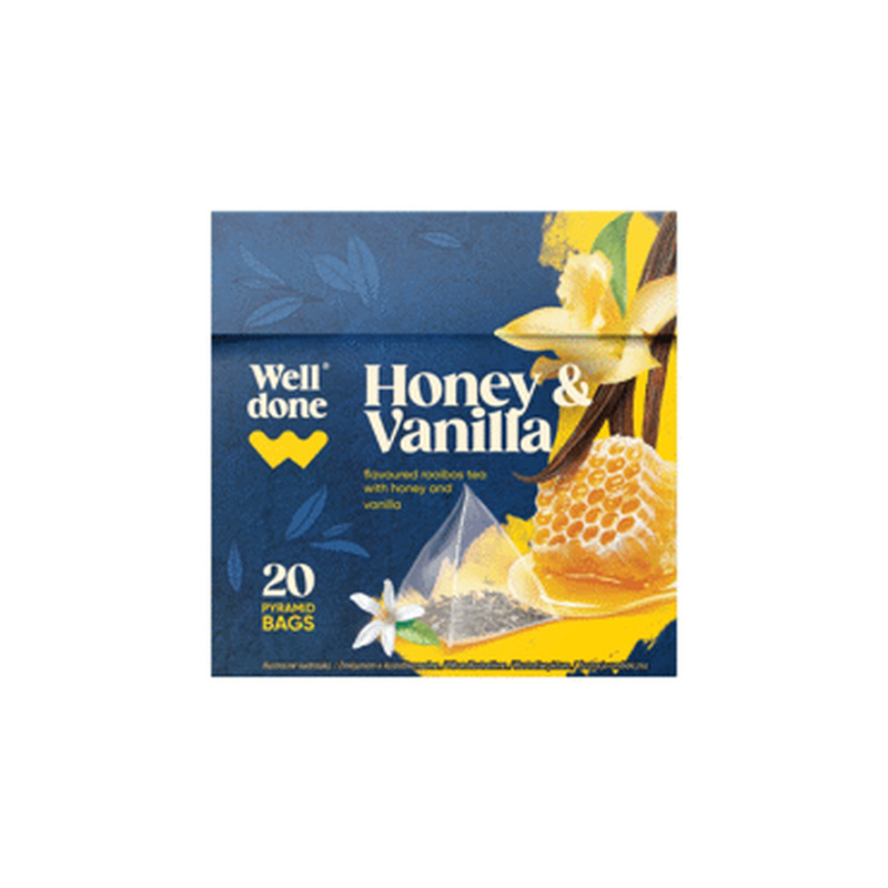 Rooibos tee WELL DONE mee-vanill 20x2.0g