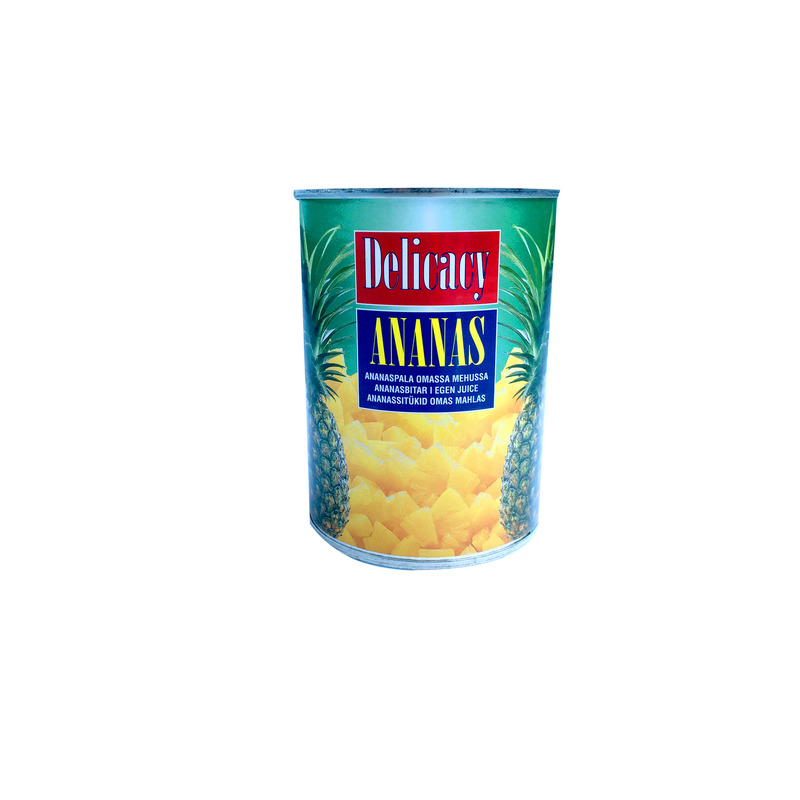 DELICACY Ananassitükid omas mahlas 567g
