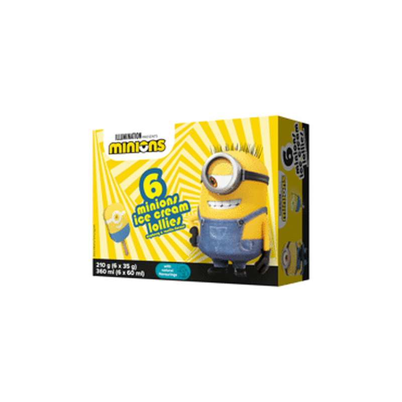 Jäätis Minions multipakk 6x32g