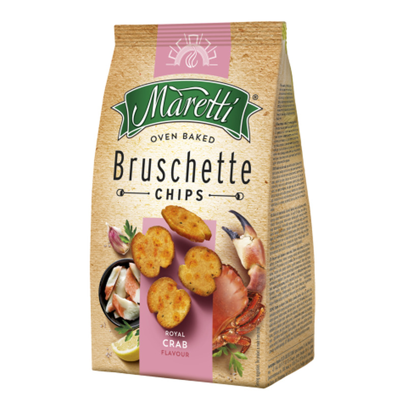 Bruschetta krõpsud krabimaitselised Maretti 70g