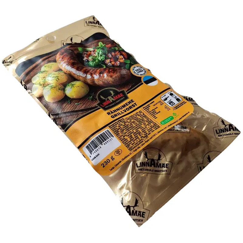 Linnamäe Rännumehe grillvorst 230g