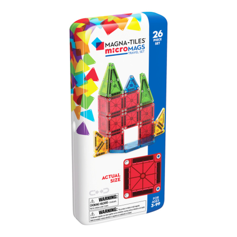 Reisikomplekt Magna-Tiles Micromags 26tk 244026