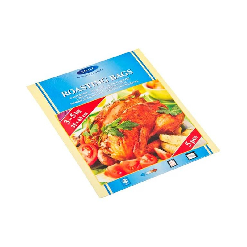 Küpsetuskotid 35x43cm, SMILE, 5 tk