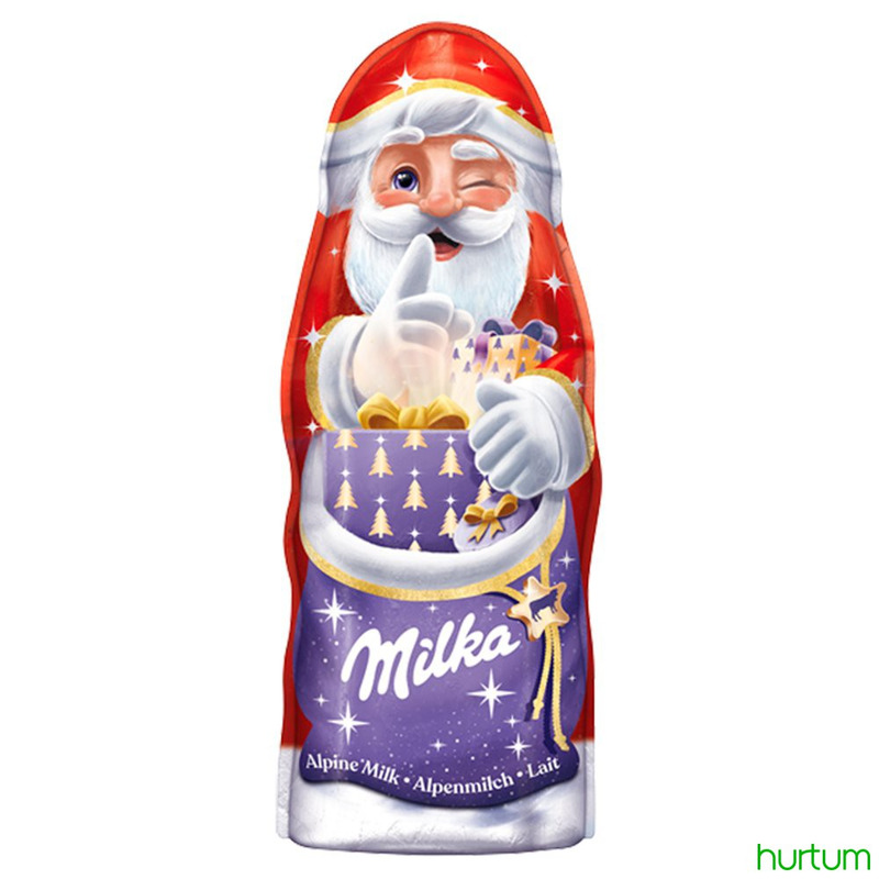 Piimašokolaadist Jõuluvana, MILKA, 45 g