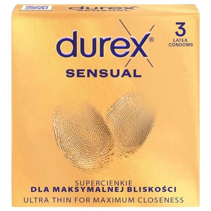 Kondoomid Sensual, DUREX, 3tk