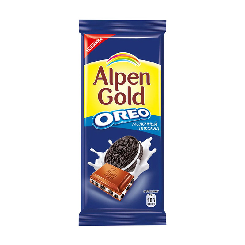 Alpen Gold piimašokolaad Oreo, 85g