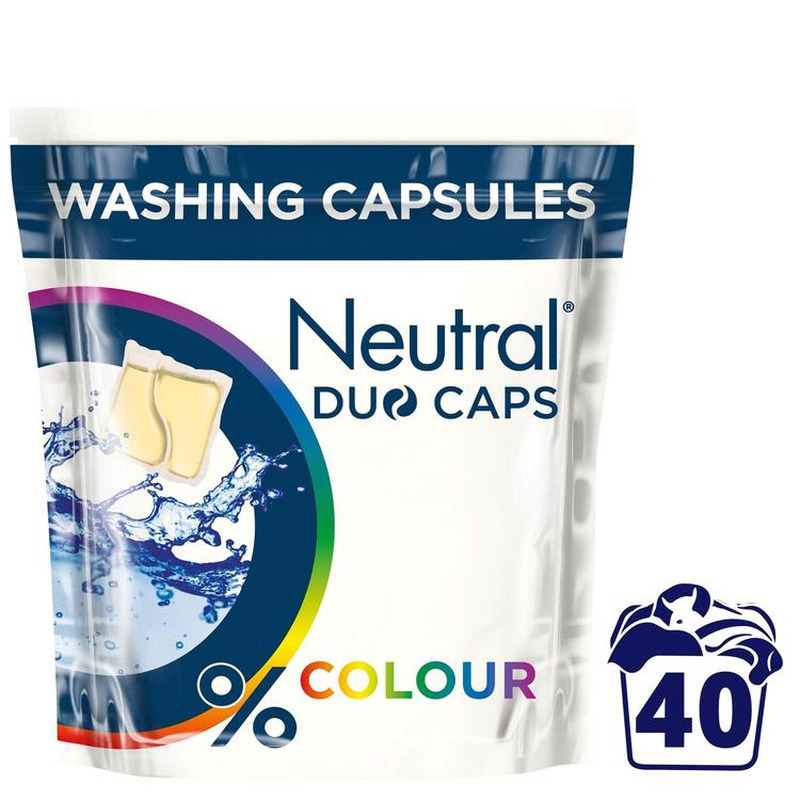 Pesukapslid Sensitive Skin Colour, NEUTRAL, 40 tk