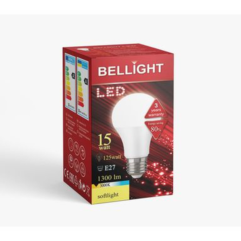 BELLIGHT LED pirn 15W E27 3000K 1300lm