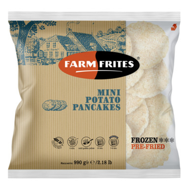 FARM FRITES Mini kartulipannkoogid 990g (külmut.)