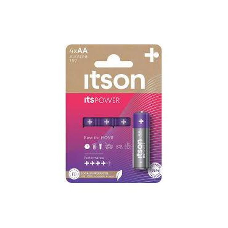 Patarei ITSON itsPower Alk.LR6IPO/4CP