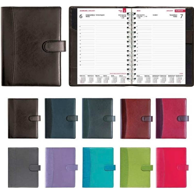 Raamatkalender Boss A5, päev, SULEMEES, 1 tk