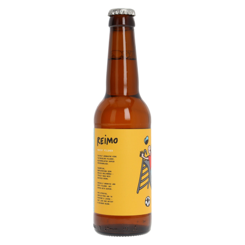 Õlu Nudist Reimo Noble Lager 5%vol 0,33l