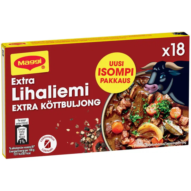 Maggi Extra veiselihapuljongikuubikud 180 g