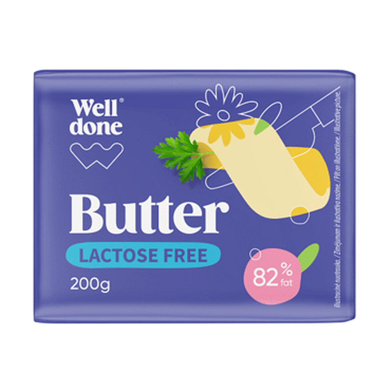 Või WELL DONE 82% laktoosivaba, 200g