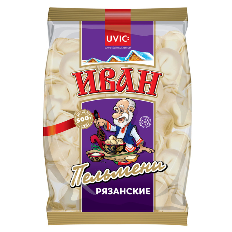 UVIC Pelmeenid Ivan Rjazanskye 500g(külmut.)