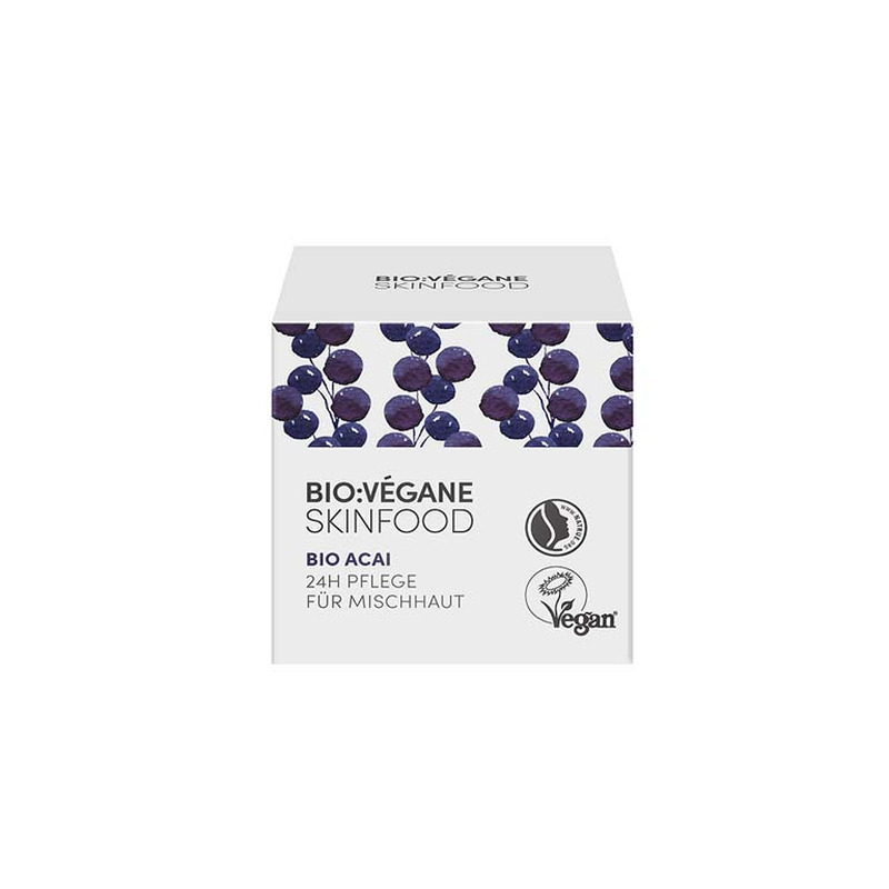 24h Kreem Orgaaniline ACAI, BioVegane, 50ml