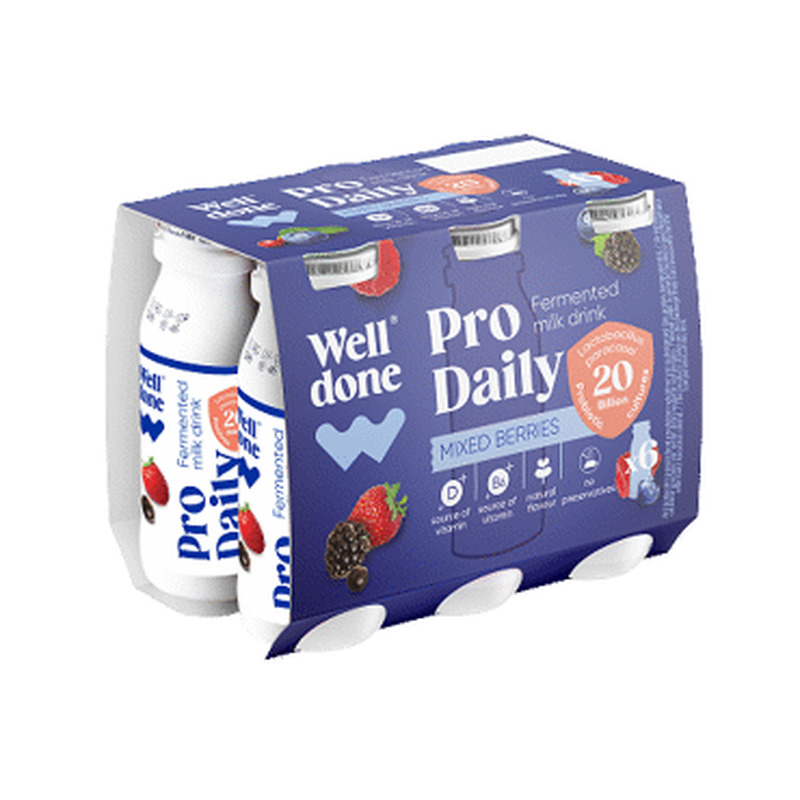 Jogurtijook WELL DONE metsamar., 6x100g