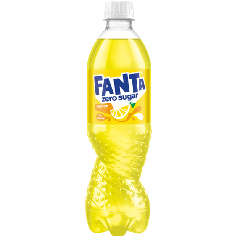 Karboniseeritudkarastusjook Fanta Lemon Zero magusainetega 500ml
