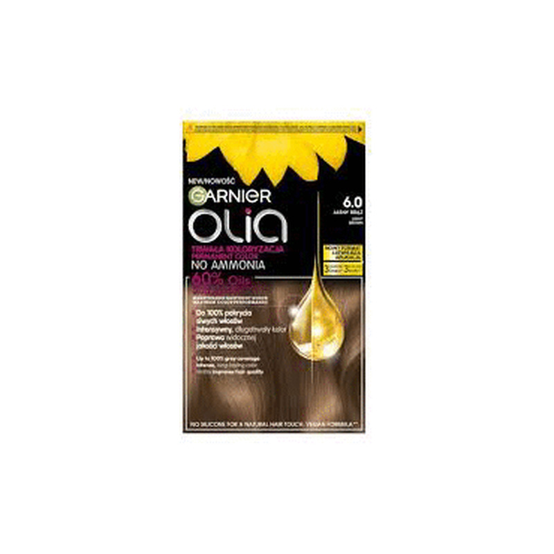 Ammoniaagivab.püsivärv GARNIER OLIA 6.06