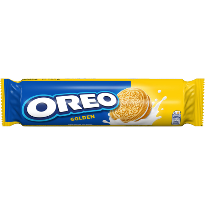 Küpsised vaniljemaitselise täidisega Oreo Golden 154g