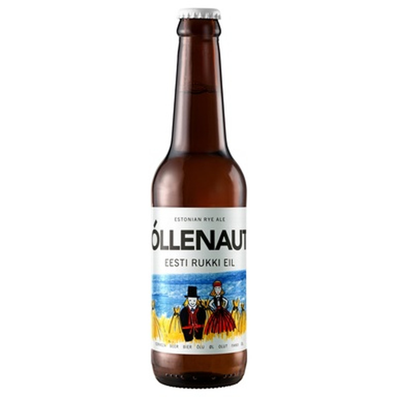 ÕLLENAUT õlu Eesti Rukki Eil tume 5,3% 33cl (klaas)