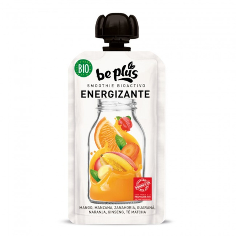 Ökoloogiline smuuti puuviljapüree ja köögiviljadega Energizante Be Plus 150g