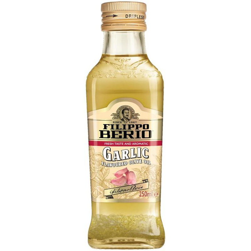 Oliiviõli küüslauguga, FILIPPO BERIO, 250 ml
