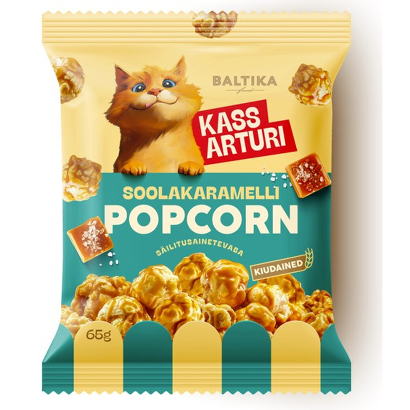 Kass Arturi Popcorn Soolakaramelli 65g