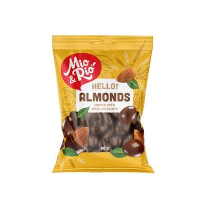 Mandlid šokolaadis MIO&RIO 80g