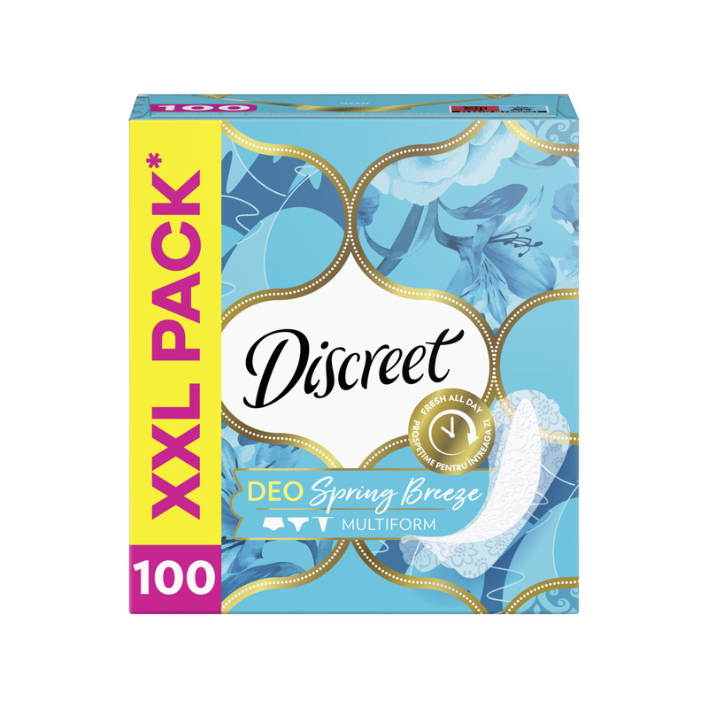 KAST 5 tk! Discreet Breathable Multiform Spring Breeze Pesukaitsmed, 100 tk