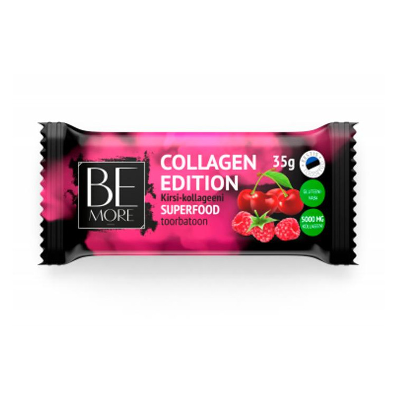 Collagen Edition Kirsi-kollageeni toorbatoon, BE MORE, 35 g