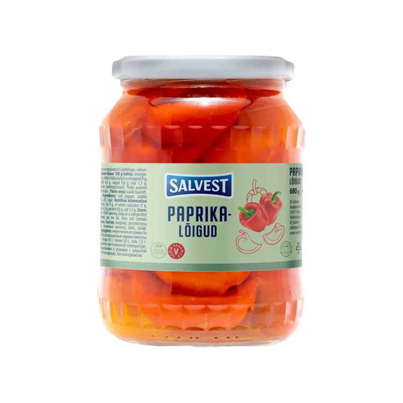 SALVEST Paprikalõigud 680 g
