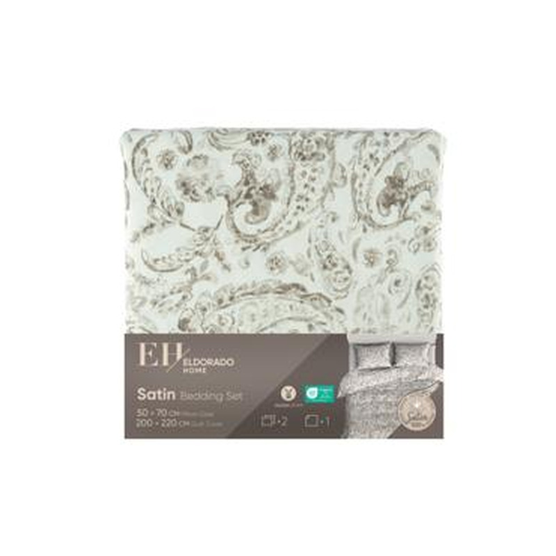 Satiinvoodipesu kmpl 200x220/2x50x70cm