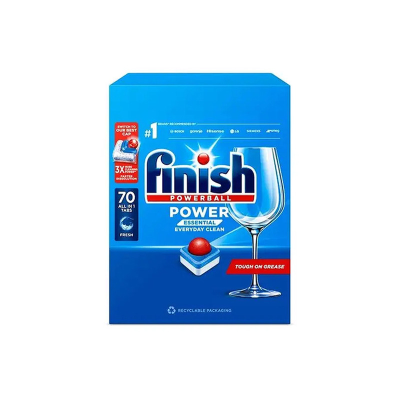 Nõudepesumasina Tabletid Finish Power Essential 70tk