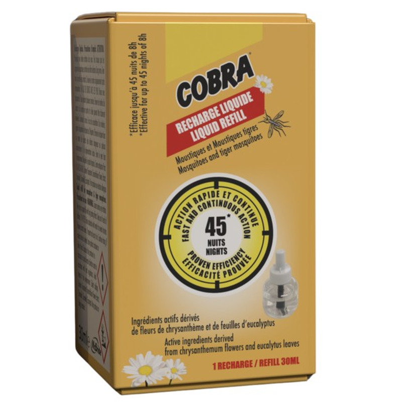 Cobra Elektrilise Sääsetõrjeaparaadi Täitevedelik 45 ööd 1tk