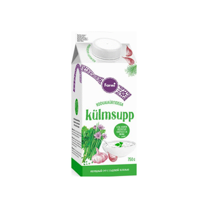 Külmsupp koduaiaürtidega FARMI pure,750g