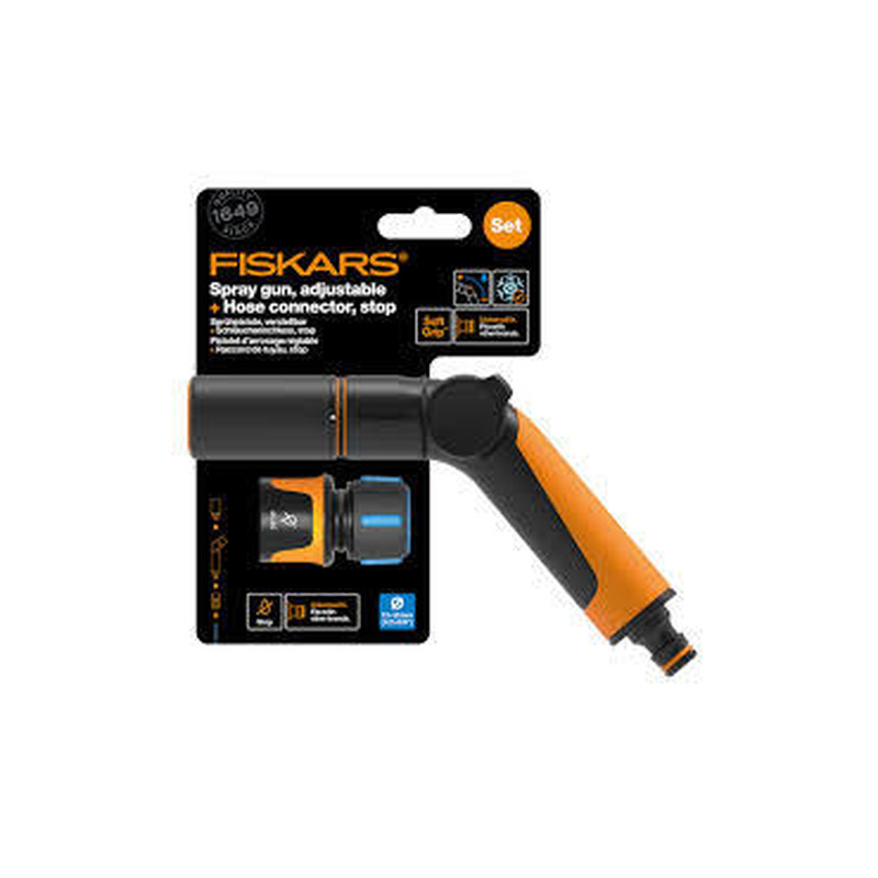 Kastmispüstol + stopp-ühendus Fiskars CF 13mm