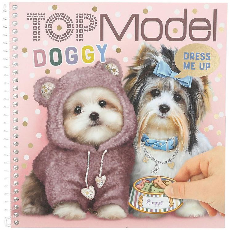 Kleepimisraamat Riietamine Doggy winter, TOPMODEL, 1 tk