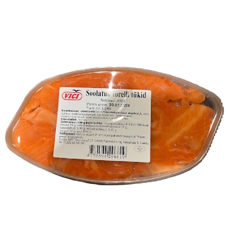 Vici Forelli Tükid Soolatud 200g