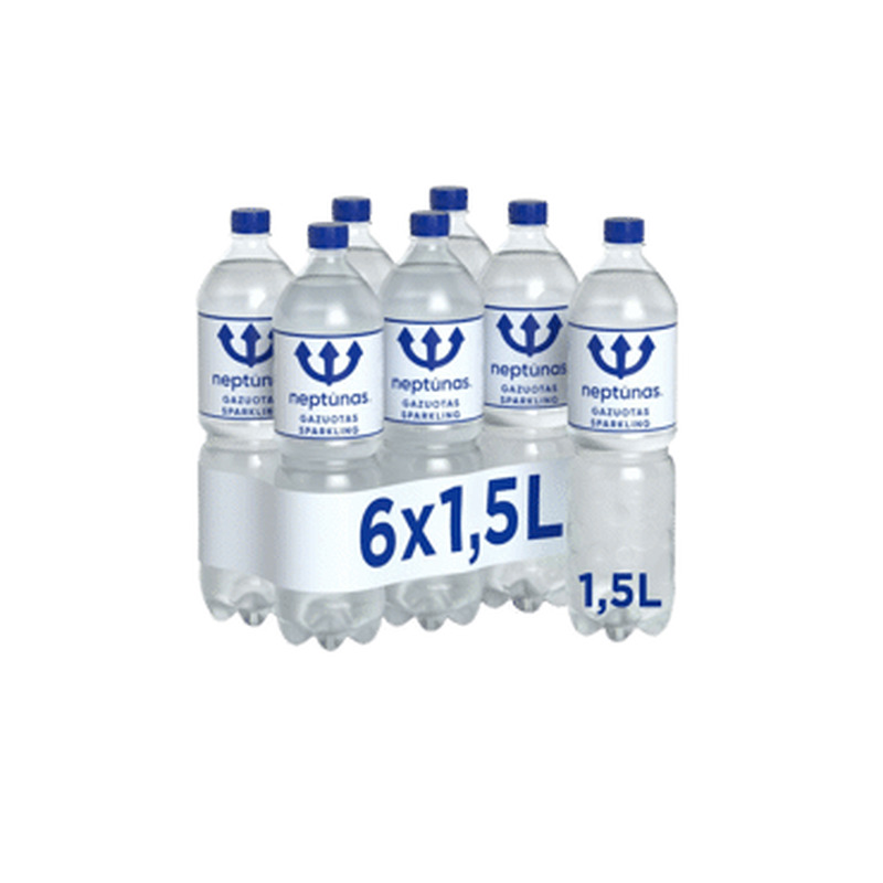 Looduslik min.vesi NEPTUNAS karb. 6x1.5L