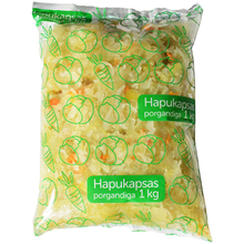 Hapukapsas porgandiga pakitud 1 kg