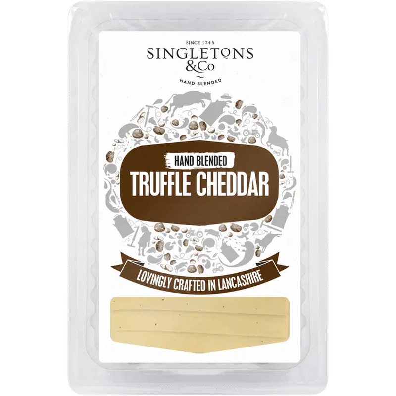 Singletons Tryffeli Cheddar viilutatud juust, 150 g