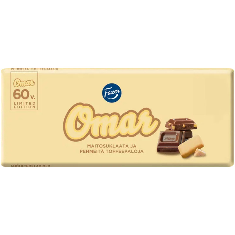 Fazer Omar šokolaaditahvel 180g