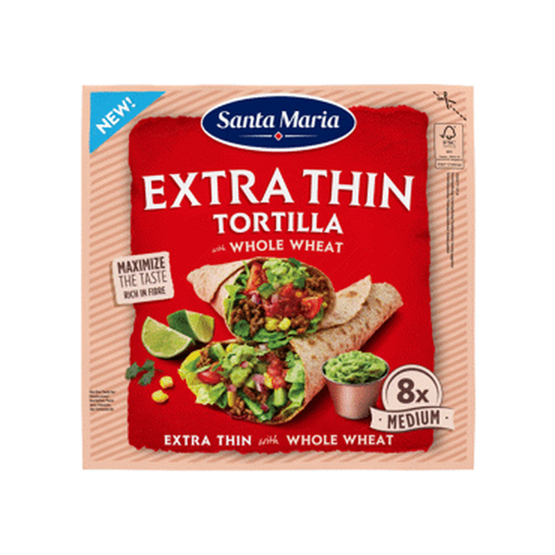 Tortilla õhuke täister.SANTA MARIA 240g