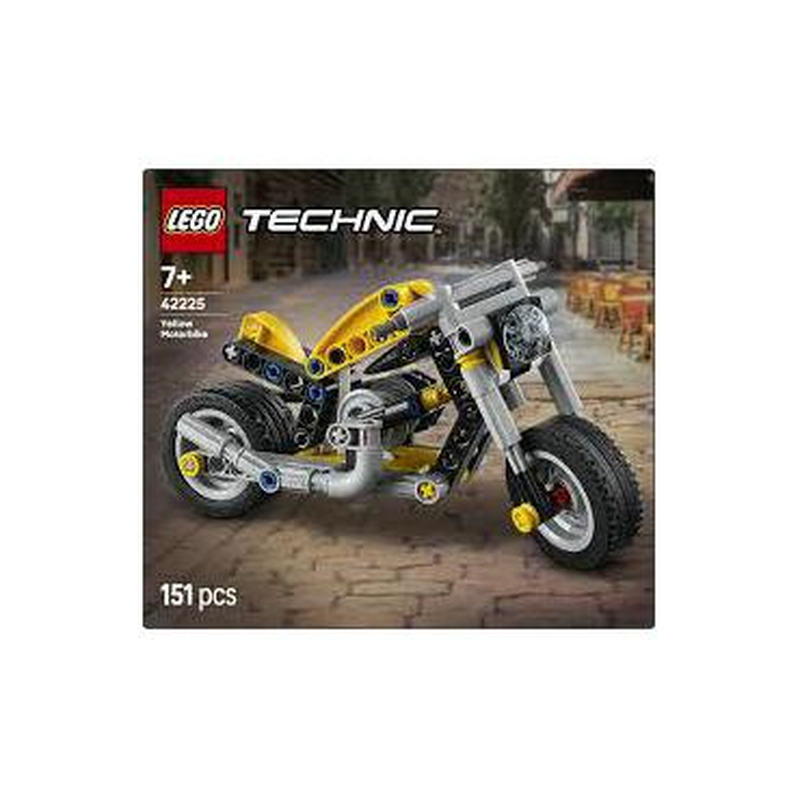 Konstr.LEGO Kollane mootorratas 42225