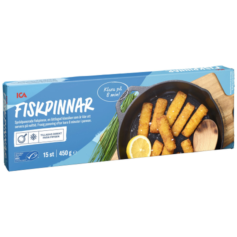 Kalapulgad paneeritud, eelpraetud ICA MSC 450G